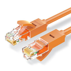 Cablu UTP Cat 6 RJ45 Ugreen, LAN 26 AWG, 1Gbps, 1m, oranj, 80831