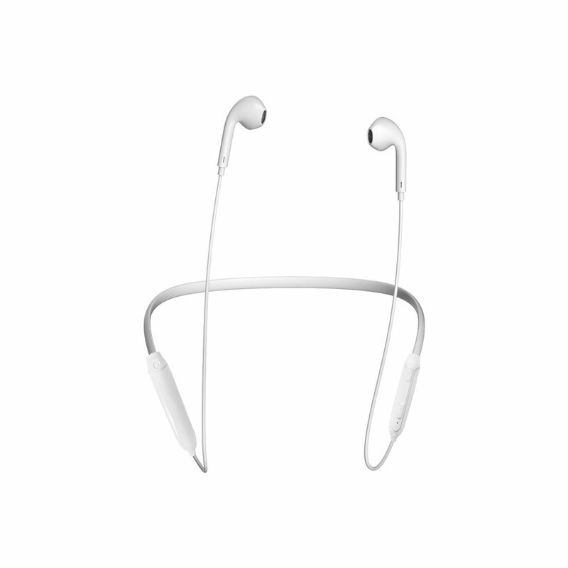 Casti in-ear sport wireless magnetice Dudao U5B, Bluetooth, alb