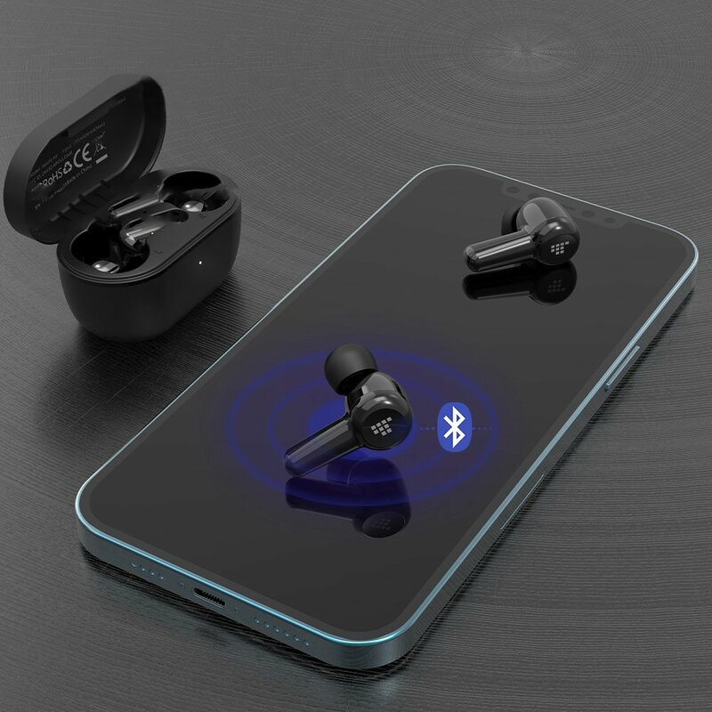 Casti wireless in-ear Tronsmart Apollo Air, Bluetooth earbuds, negru