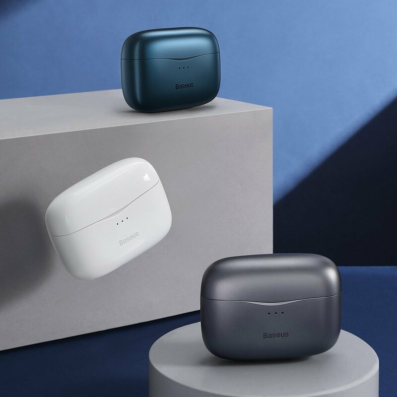 Casti wireless in-ear Baseus, Bluetooth earbuds, gri, NGS2-0G