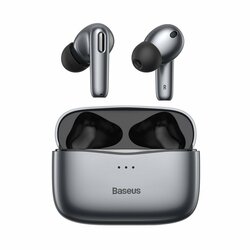 Casti wireless in-ear Baseus, Bluetooth earbuds, gri, NGS2-0G
