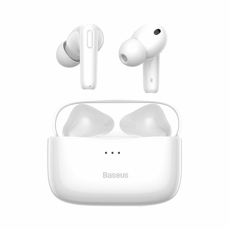 Casti wireless in-ear Baseus, Bluetooth earbuds, alb, NGS2-02