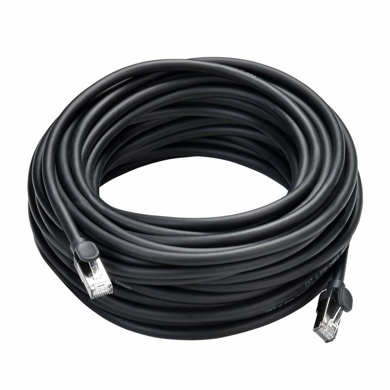 Cablu Ethernet Baseus, RJ45, 10Gbps, 15m, negru, PCWL-K01 