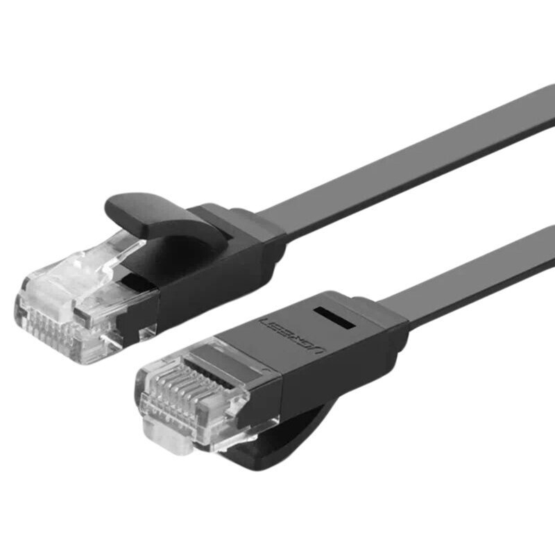 Cablu Patch cord Cat 6 Ethernet Ugreen, UTP, 1Gbps, 1m, negru, 50173