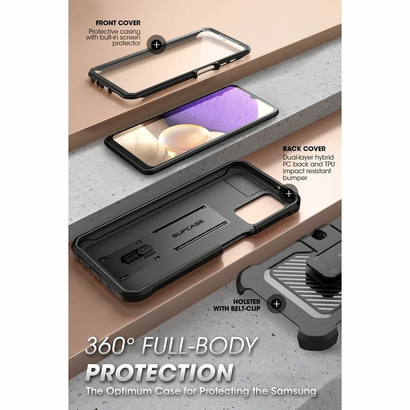 Husa Samsung Galaxy A32 5G Supcase Unicorn Beetle Pro, negru