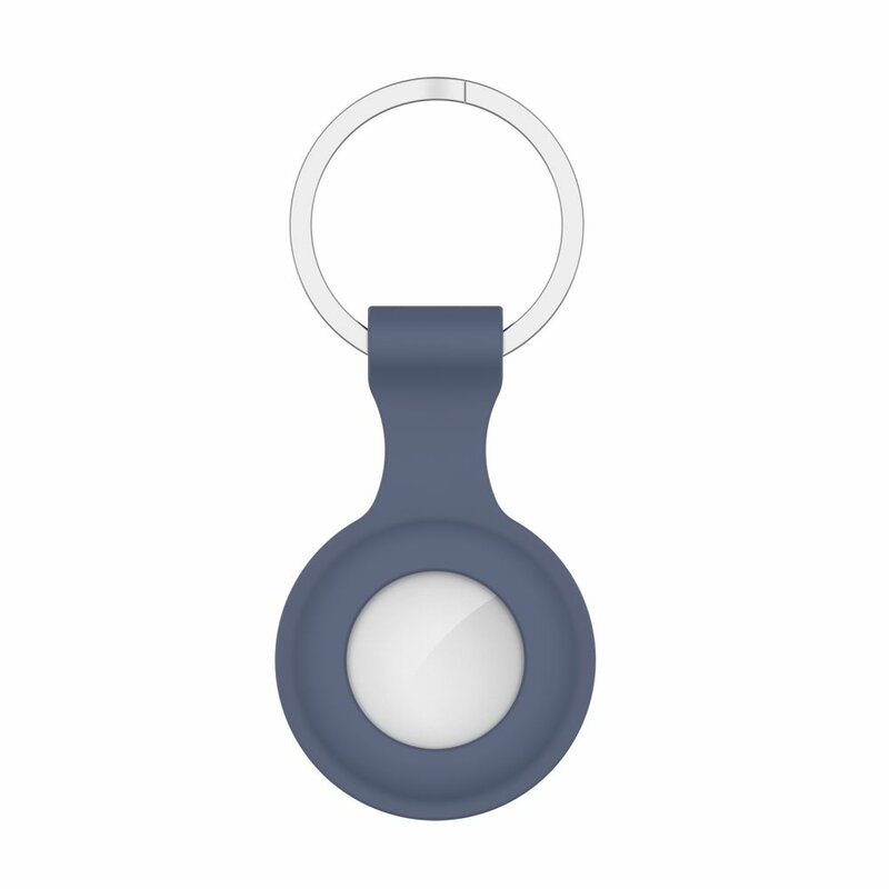 Husa Apple AirTag tip breloc Tech-Protect Icon + inel chei, albastru