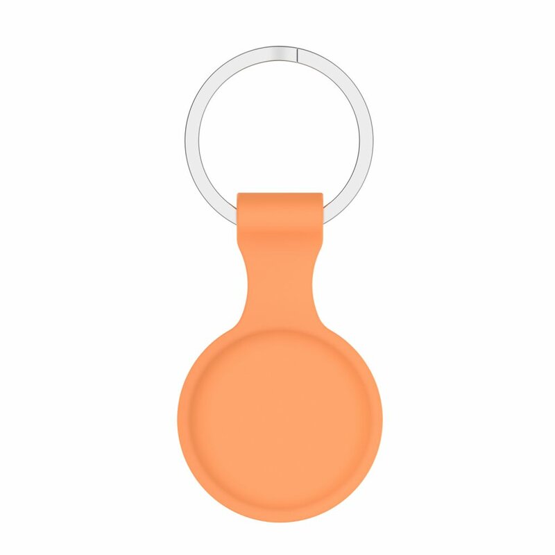 Husa Apple AirTag tip breloc Tech-Protect Icon + inel chei, portocaliu