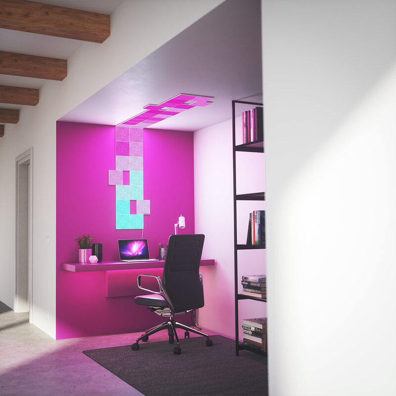 [Set 4x] Panouri luminoase modulare Nanoleaf Canvas, lumina RGBW