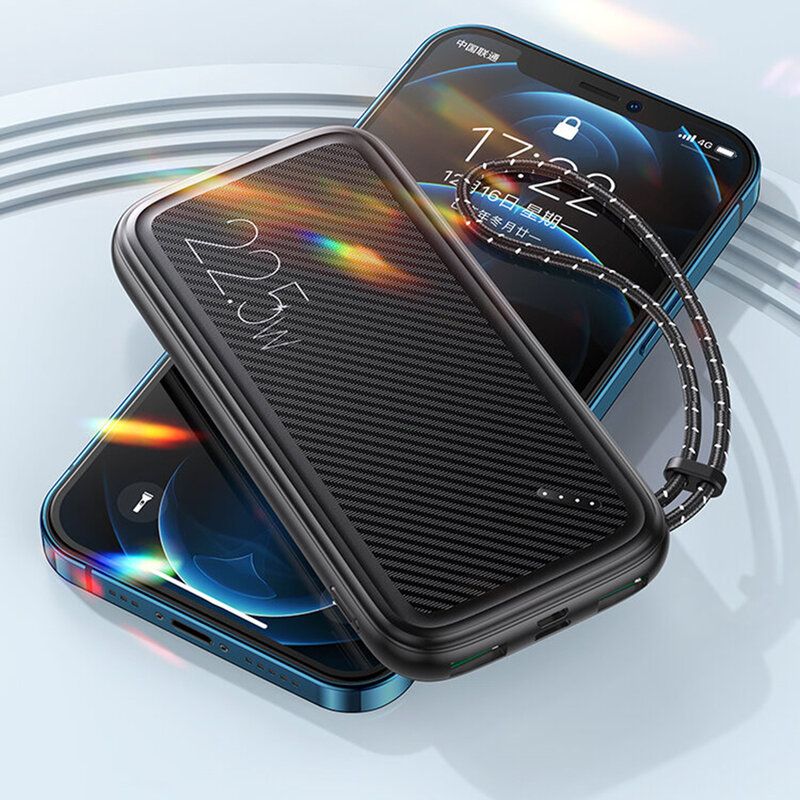 Baterie externa 10000mAh Usams PB56, 2xUSB, USB-C, Micro-USB, negru, US-CD151