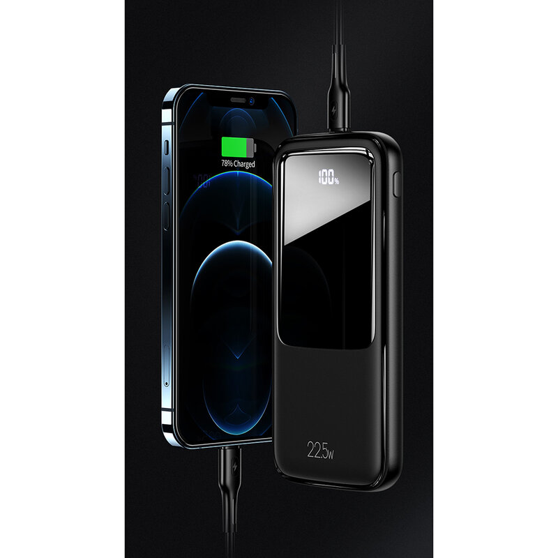 Baterie externa 10000mAh Usams PB58, 2xUSB, USB-C, Micro-USB, negru, US-CD161