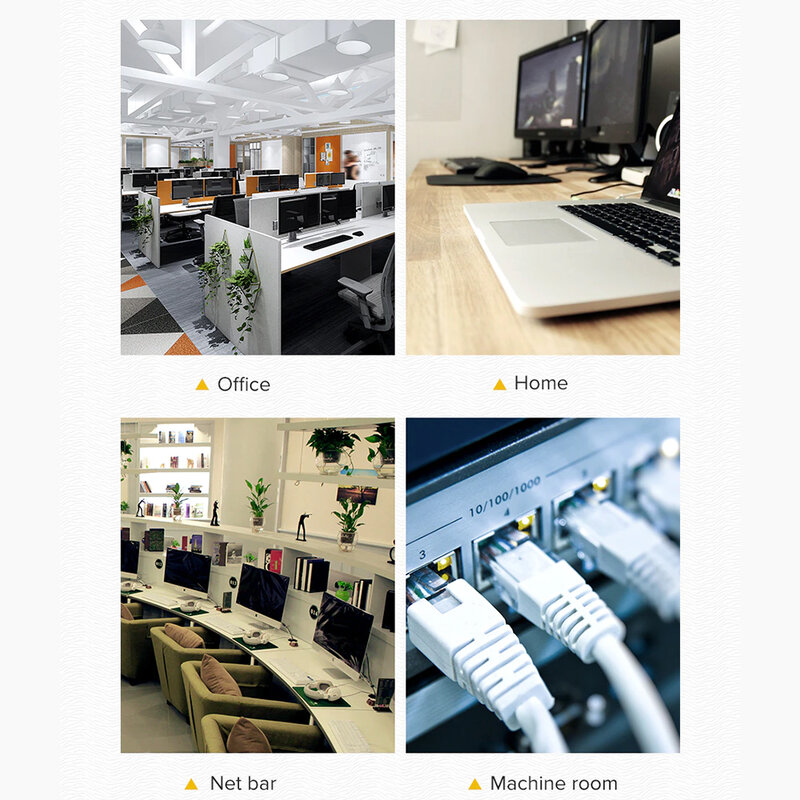 Cablu UTP Cat 6 RJ45 Ugreen, LAN 26 AWG, 1Gbps, 1m, oranj, 80831