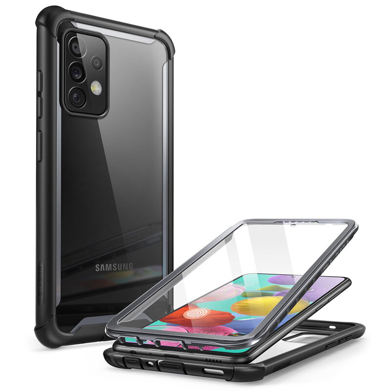 [Pachet 360°] Husa Samsung Galaxy A72 5G i-Blason Ares + Folie Ecran - Black