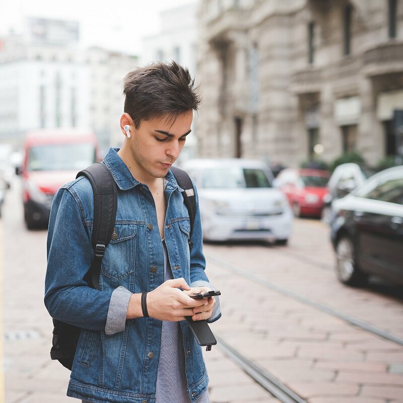 Casti wireless in-ear Tronsmart Apollo Air+, Bluetooth earbuds, alb