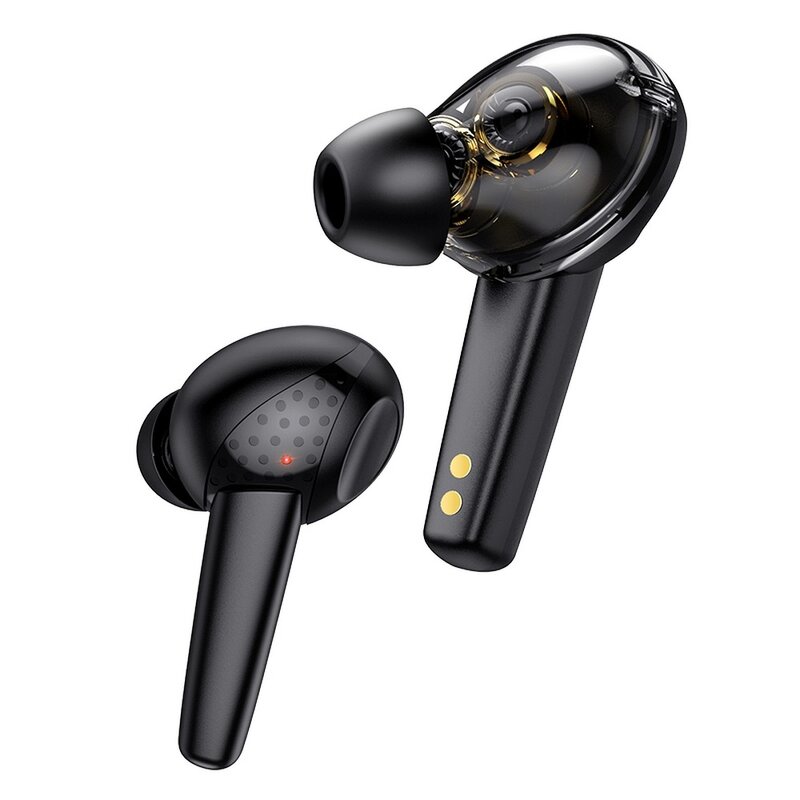 Casti wireless in-ear Hoco ES55, Bluetooth TWS earbuds, negru