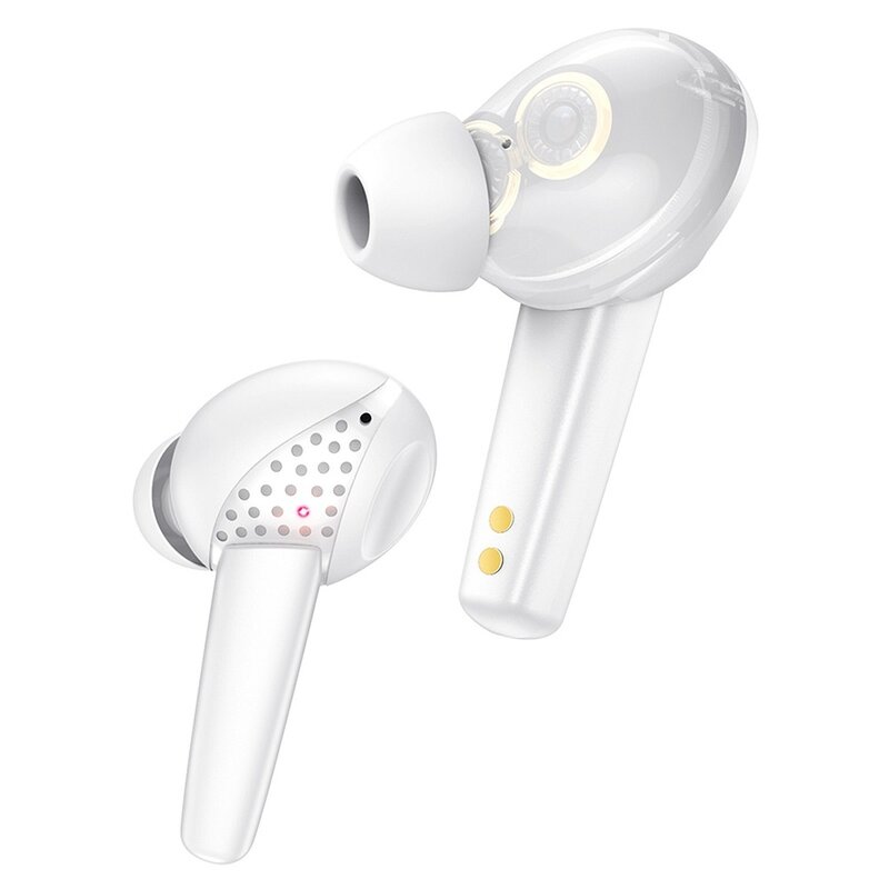 Casti wireless in-ear Hoco ES55, Bluetooth TWS earbuds, alb