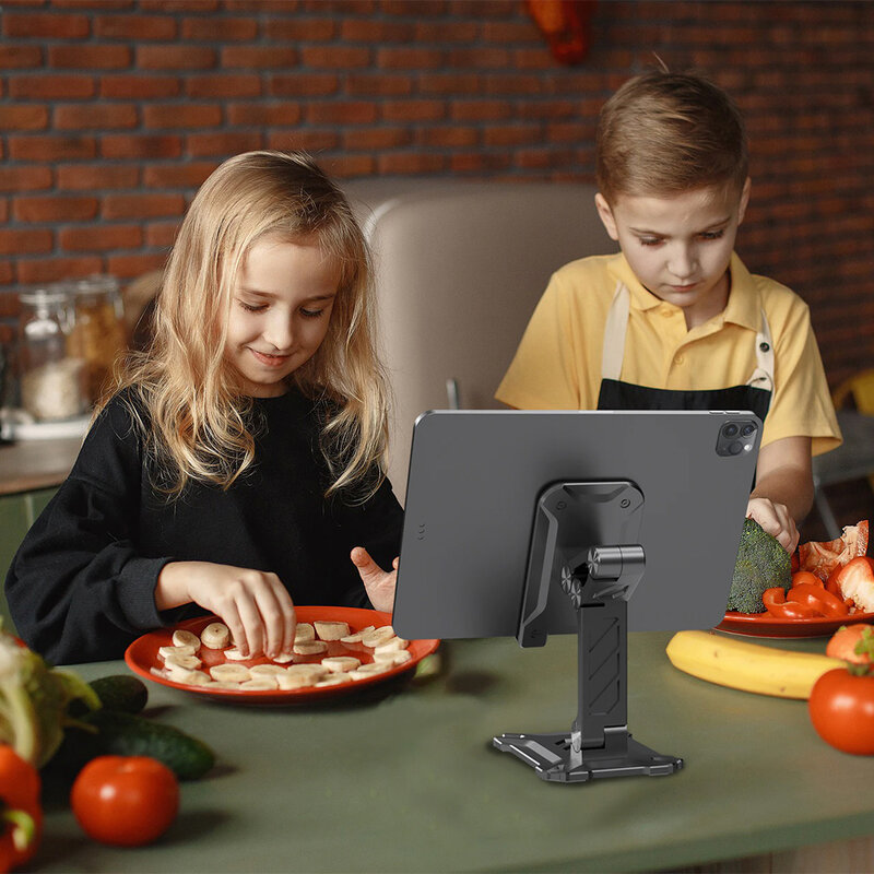 Suport telefon, tableta birou reglabil Tech-Protect Z4, gri