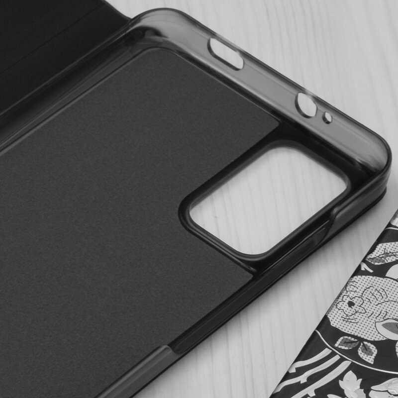 Husa 360 Xiaomi Poco M3 Sleep Case tip carte, negru