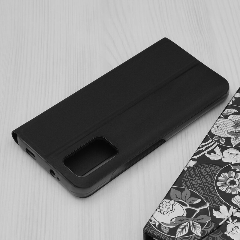 Husa 360 Xiaomi Poco M3 Sleep Case tip carte, negru