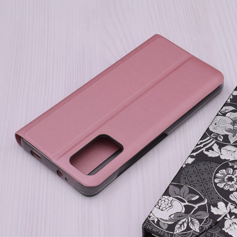 Husa 360 Xiaomi Poco M3 Sleep Case tip carte, roz