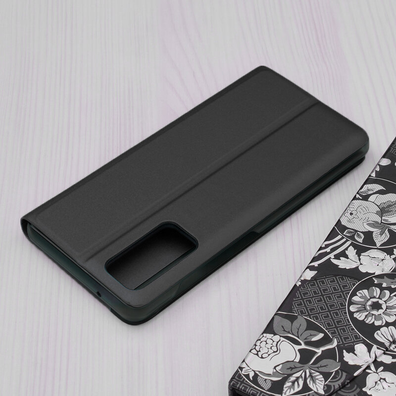 Husa 360 Samsung Galaxy S20 FE Sleep Case tip carte, negru