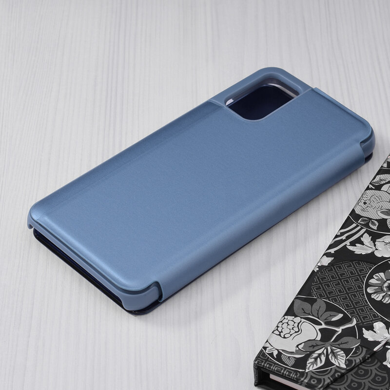 Husa Samsung Galaxy A02s Flip Standing Cover - Albastru
