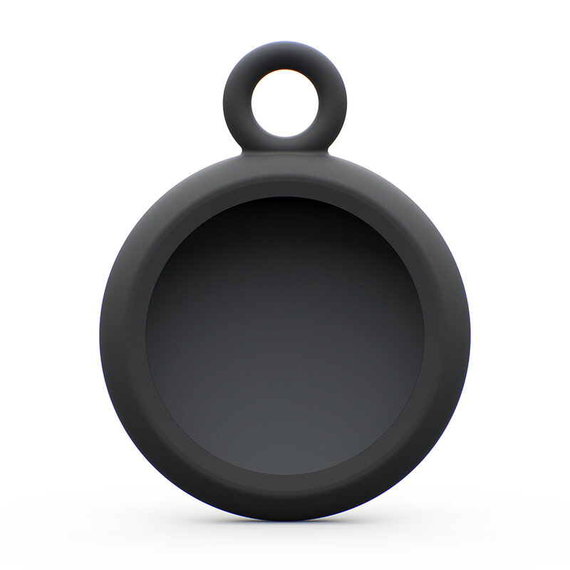 Husa Apple AirTag UAG Dot, carcasa silicon + inel chei, negru