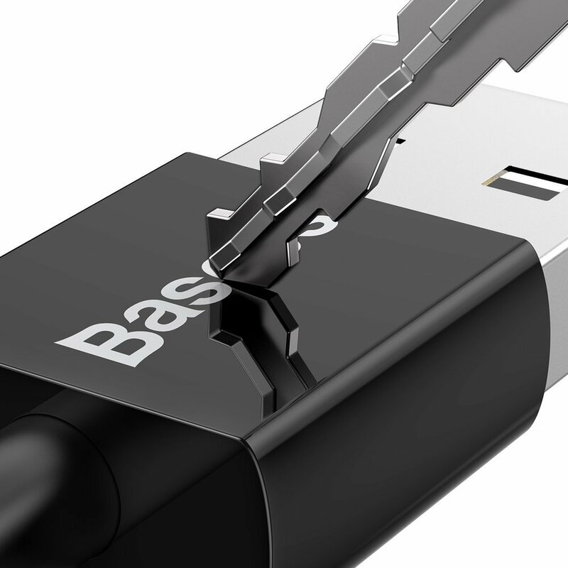 Cablu de date USB la Micro-USB Baseus, 2A, 2m, negru, CAMYS-A01