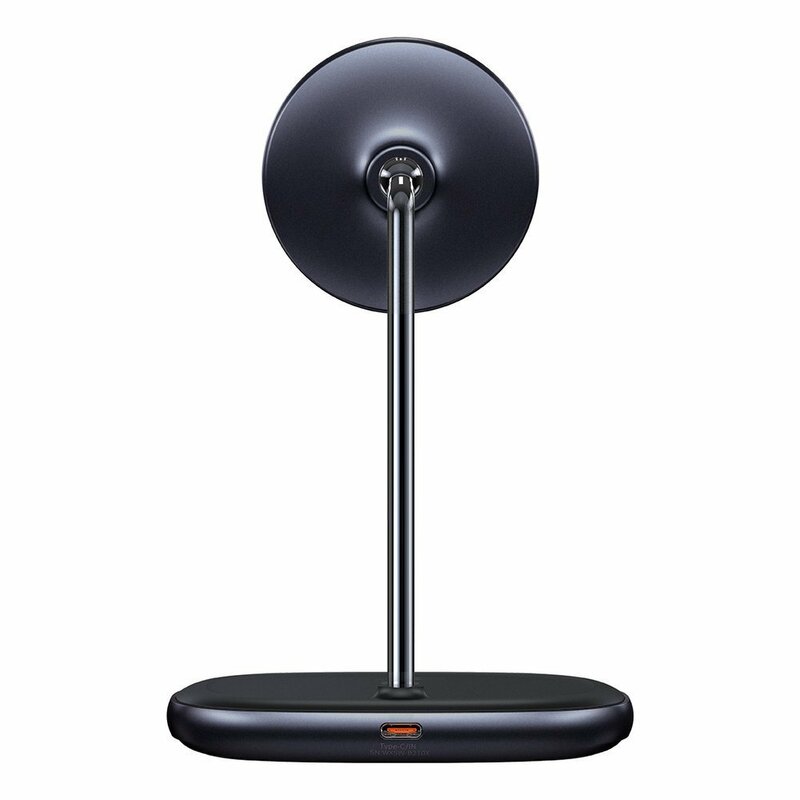 Statie incarcare Baseus, incarcator wireless iPhone 12, negru, WXSW-C01