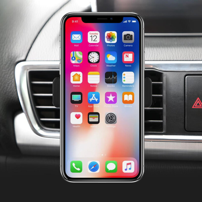 Suport auto telefon Kenu Airframe Pro, montaj grila ventilatie, negru