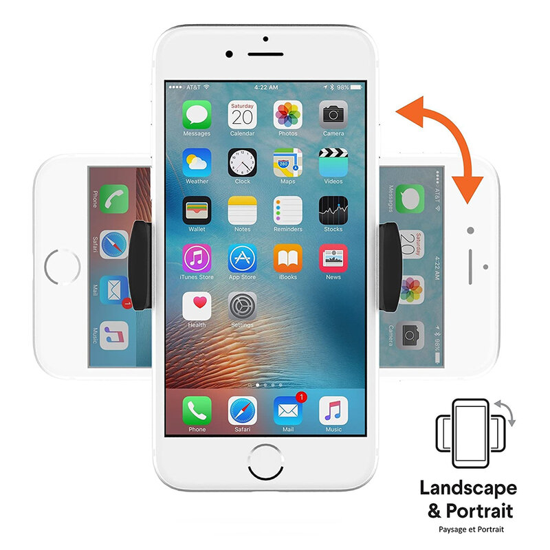 Suport auto telefon Kenu Airframe Pro, montaj grila ventilatie, negru