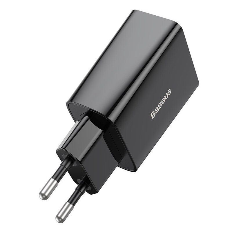 Incarcator priza USB-C Baseus, Quick Charge 20W, negru, CCFS-SN01