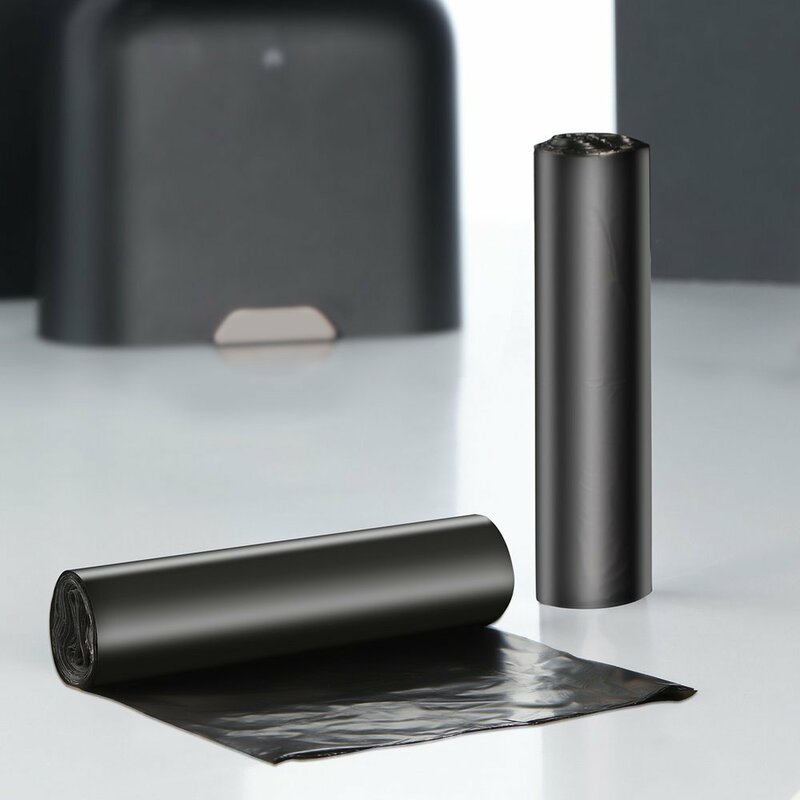 Cos gunoi automat masina Baseus + 120 saci menajeri, negru, CRLJT01-01