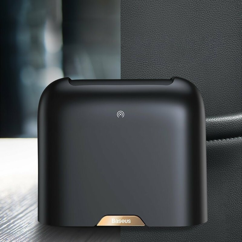 Cos gunoi automat masina Baseus + 120 saci menajeri, negru, CRLJT01-01