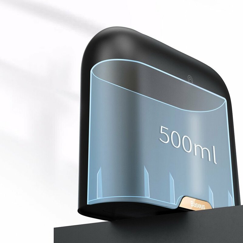 Cos gunoi automat masina Baseus + 120 saci menajeri, negru, CRLJT01-01