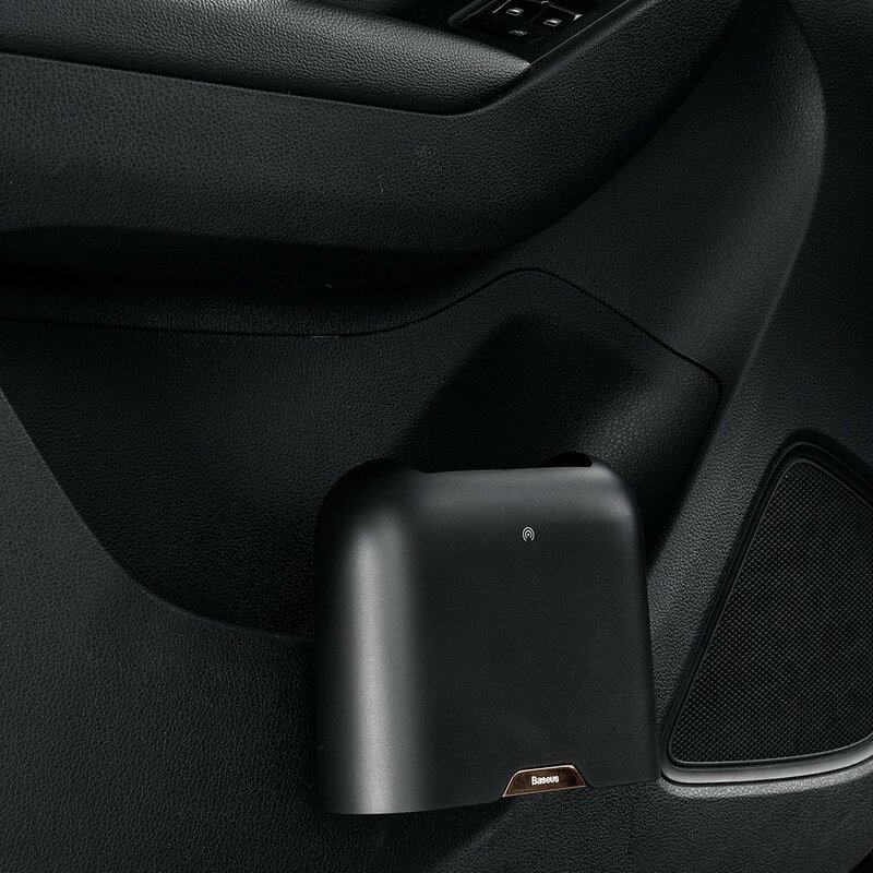 Cos gunoi automat masina Baseus + 120 saci menajeri, negru, CRLJT01-01