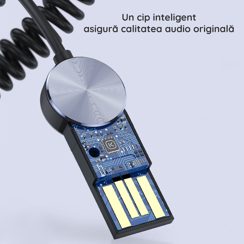 Adaptor audio Bluetooth Auxiliar Jack universal Yesido YAU24