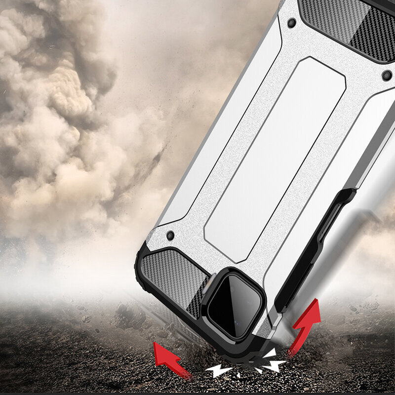 Husa Oppo Reno5 Lite Techsuit Hybrid Armor, negru