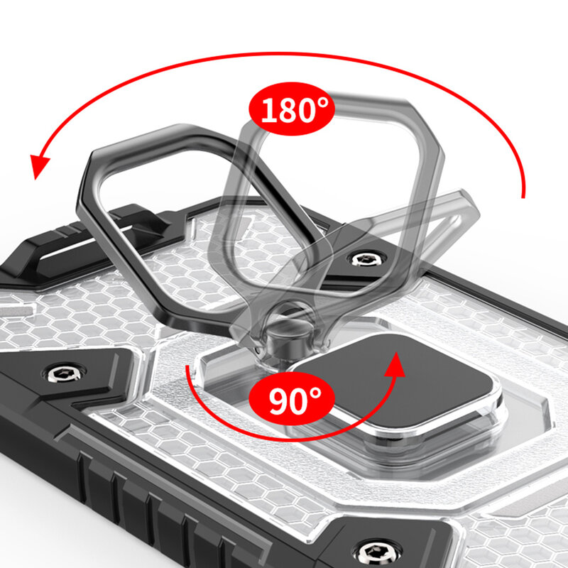 Husa antisoc iPhone 13 Pro Techsuit Honeycomb, albastru