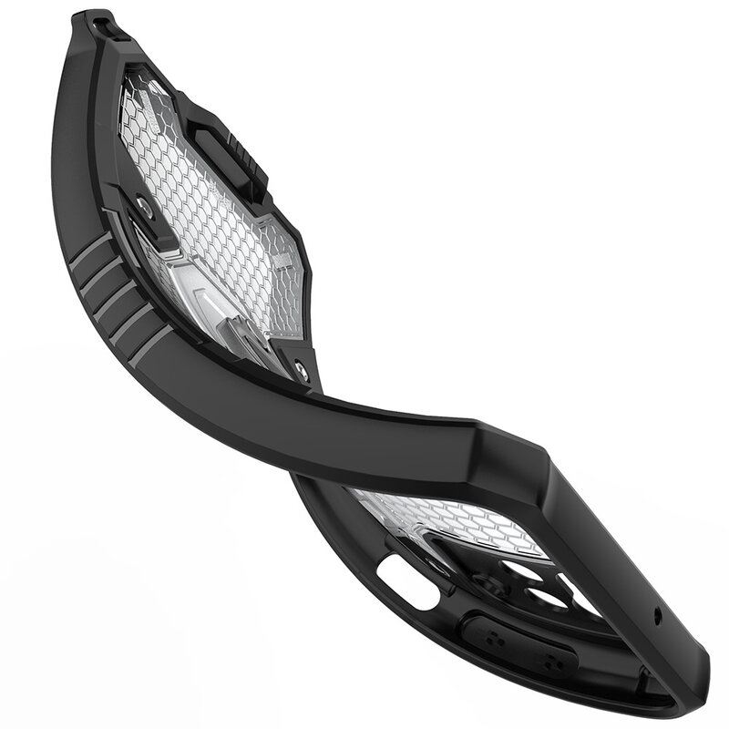 Husa antisoc Samsung Galaxy A12 Techsuit Honeycomb, roz