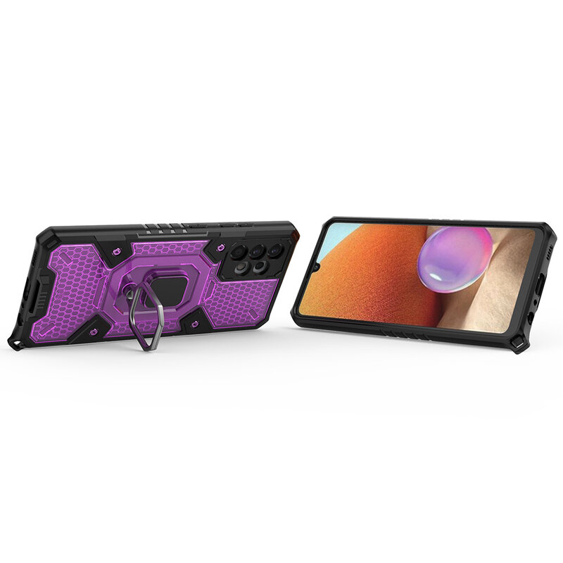 Husa antisoc Samsung Galaxy A32 4G Techsuit Honeycomb, roz