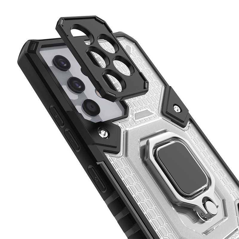 Husa antisoc Samsung Galaxy A32 4G Techsuit Honeycomb, roz