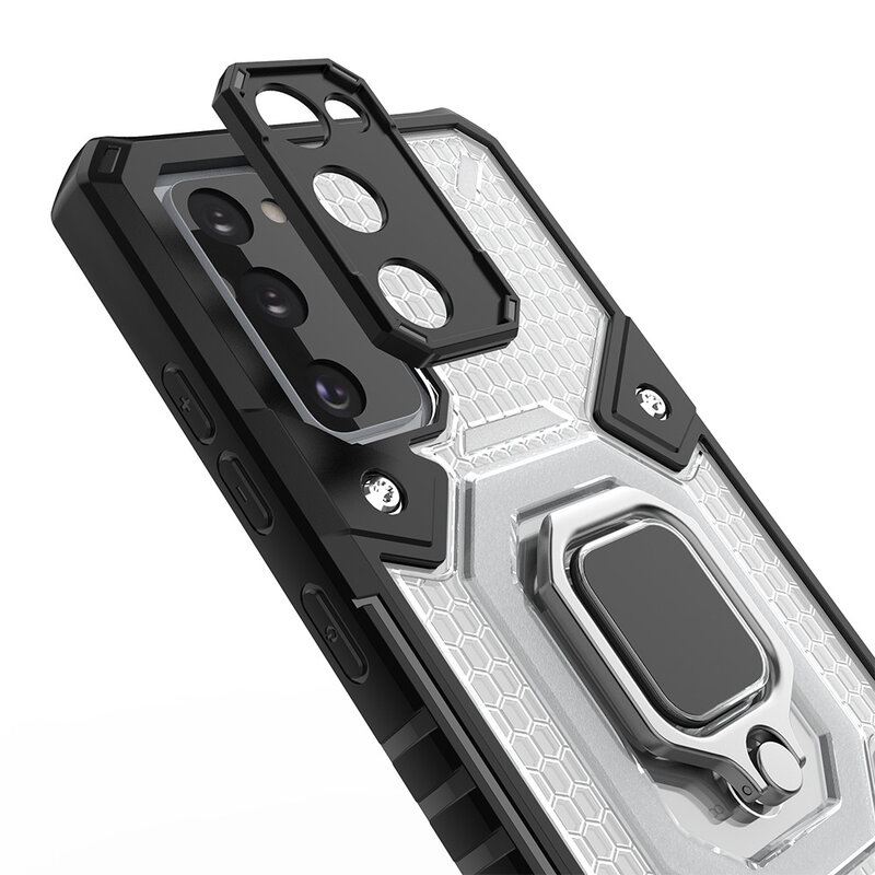 Husa antisoc Samsung Galaxy S20 FE Techsuit Honeycomb, roz