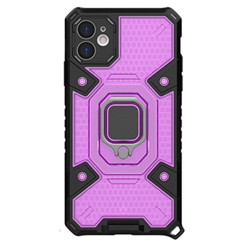 Husa antisoc iPhone 11 Techsuit Honeycomb, roz