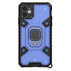 Husa antisoc iPhone 12 Techsuit Honeycomb, albastru
