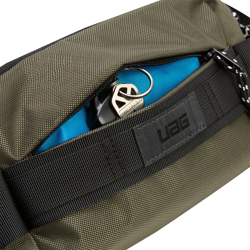 Borseta sport UAG umar/ piept/ brau, impermeabila, verde