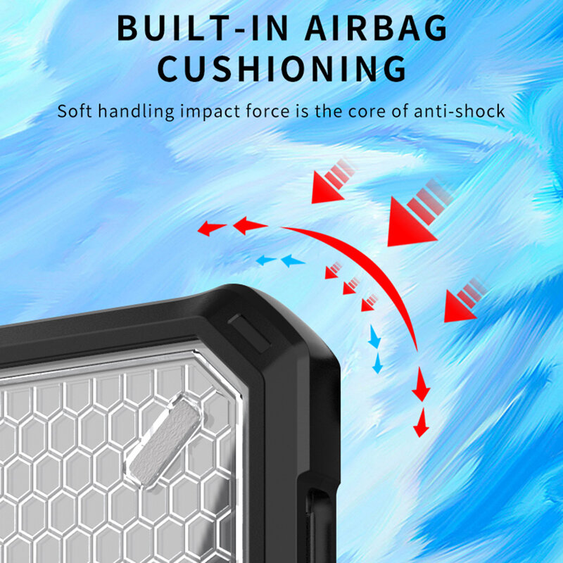 Husa antisoc iPhone 11 Pro Techsuit Honeycomb, albastru