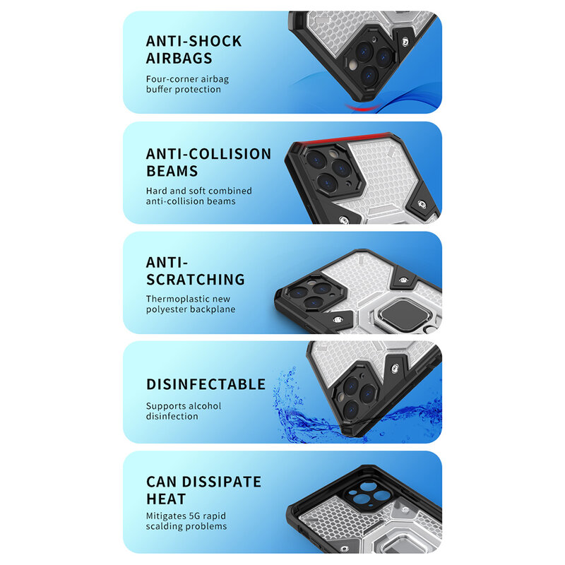 Husa antisoc iPhone 11 Pro Max Techsuit Honeycomb, roz