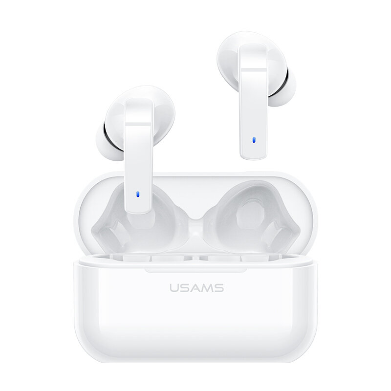 Casti wireless in-ear USAMS, active noise cancelling, alb, LY06
