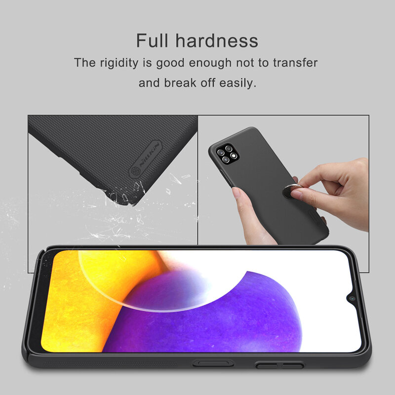 Husa Samsung Galaxy A22 5G Nillkin Super Frosted Shield, negru
