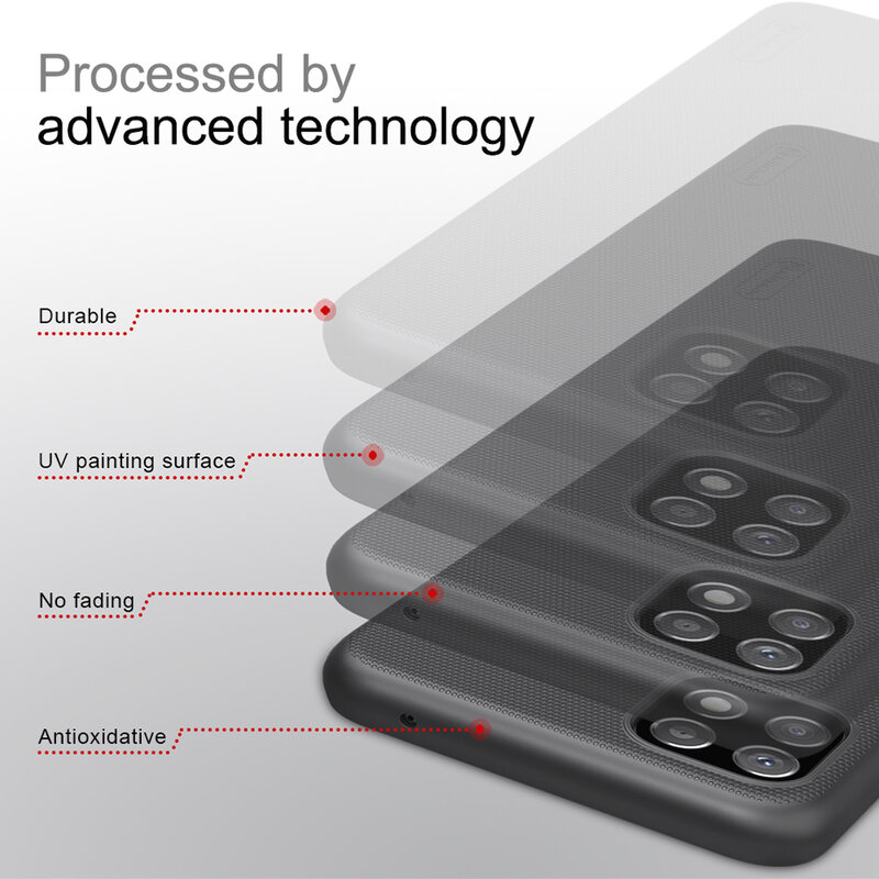 Husa Samsung Galaxy A22 5G Nillkin Super Frosted Shield, negru